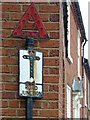 Old road sign (detail)  in Stourport, Worcestershire