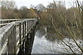 Footbridge across North Pond, Bishop