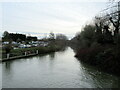 River Thames from bridge at Osney Lock