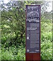 NZ0851 : Information board at Shotley Grove by Robert Graham