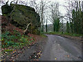 The rock on Deadmanstone, Berry Brow