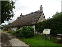 SE6584 : Thatched cottage on High Lane, Beadlam by JThomas