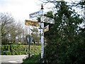 Old Direction Signpost, Mylor Bridge