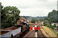 SO7975 : Goods train leaves Bewdley Station by Martin Tester