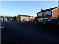 Houses on the corner of Vicarage Drive and Wesley Crescent