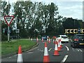 Road works on the North Orbital