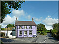 Teifi Inn and lane at Ffair-Rhos in Ceredigion