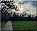 Path through Sarehole Mill Recreation Ground