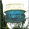 Brundall village sign