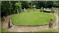 NJ6906 : Midmar Kirk recumbent stone circle by Sandy Gerrard