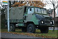 Old military lorry on Green Street, Borehamwood