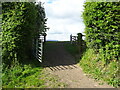 Field entrance off Main Street, Whenby