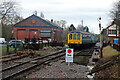 SK3903 : Train arriving at Market Bosworth by Chris Allen