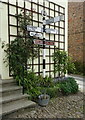 Fingerpost in front of the Durham Ox public house, Crayke