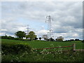 Crop field and power lines, Easingwold