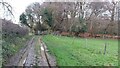 Bridleway entering Hoo Wood