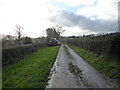 Upland lane near Adstone