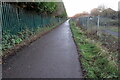 Cycle route by Dunstable Football ground