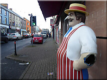 H4572 : The big man along Campsie Road, Omagh by Kenneth  Allen