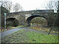 Bridge over the Glazert Water and old railway line