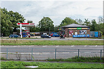 TQ1743 : Beare Green Service Station by Ian Capper