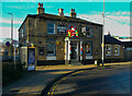 The Black Bull on Christmas Day, Thornton Square, Brighouse