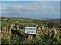 On Harrop Lane looking towards Fulwood