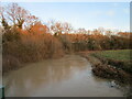 Flooded drain at Long Bennington