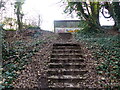 Top of the steps from the disused quarry, Chepstow