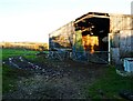 Hay barn at Domwellare Farm