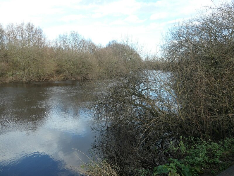 Foxholes Reach, downstream from Foxholes... © Christine Johnstone ...