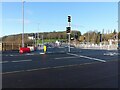 New junction, Burton Road/A612