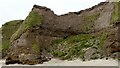 NB5363 : Glacial deposits exposed at Port Nis cliffs by Sandy Gerrard