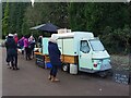 Mobile coffee wagon in Bingham Park