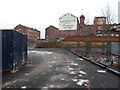 The rear view of Shrewsbury Flaxmill Maltings