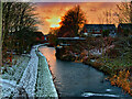 SD7807 : Sunset on the Manchester, Bolton and Bury Canal by David Dixon