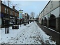 Main Street in the snow