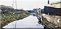 Canal route north from Bull Lane Bridge, 1979