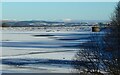 NS3778 : Carman Reservoir frozen over by Lairich Rig