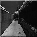 SE2435 : Path from Lincroft Crescent to Landseer Drive, in the snow by Stephen Craven