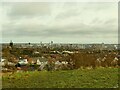 View towards Leeds city centre from Cabbage Hill