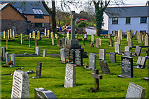 SS5142 : West Down : St Calixtus Church Grounds by Lewis Clarke