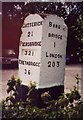 Old Milestone, on the B6265 (was A1), Kirby Hill