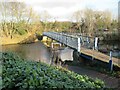 Footbridge and Ford and River Wansbeck