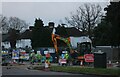 Road works on Whittington Way, Harrow