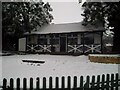 Leominster Cricket Pavilion (snowy day)