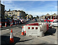 Roadworks at Saltaire Roundabout