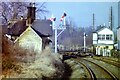 Weston Rhyn railway station (site), Shropshire, 1983