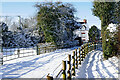 Footpath by Pennwood Farm near Penn Common, Staffordshire