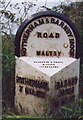 Old Milestone, on the A634, Blyth Road